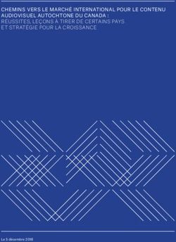 CHEMINS VERS LE MARCHÉ INTERNATIONAL POUR LE CONTENU AUDIOVISUEL AUTOCHTONE DU CANADA : RÉUSSITES, LEÇONS À TIRER DE CERTAINS PAYS ET STRATÉGIE ...