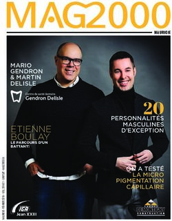 20 ETIENNE BOULAY MARIO GENDRON & MARTIN DELISLE - Mag 2000