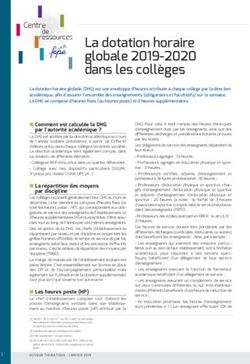 La dotation horaire globale 2019-2020 dans les collèges - FCPE 49
