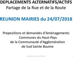 REUNION MAIRIES du 24/07/2018 - DEPLACEMENTS ALTERNATIFS/ACTIFS Partage de la Rue et de la Route - environnement le ...