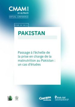 PAKISTAN Passage &agrave; l'&eacute;chelle de la prise en charge de la malnutrition au Pakistan : un cas d'&eacute;tudes - Log in