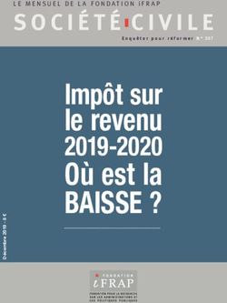 Le revenu BAISSE ? Impôt sur - SOCIÉTÉ CIVILE