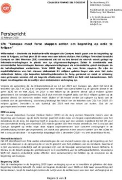 Persbericht - College financieel toezicht