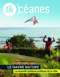 LE HAVRE NATURE La nouvelle politique publique de la Ville