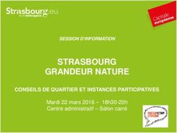 STRASBOURG GRANDEUR NATURE - CONSEILS DE QUARTIER ET INSTANCES PARTICIPATIVES Mardi 22 mars 2016 - 18h30-20h Centre administratif - Salon carré