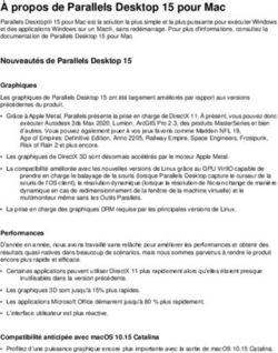 À propos de Parallels Desktop 15 pour Mac