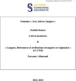 (LLCER) Domaine " Arts, lettres, langues " Double licence Lettres modernes & " Langues, littératures et civilisations étrangères et régionales " ...