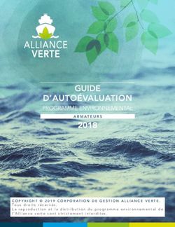 GUIDE D'AUTOÉVALUATION - PROGRAMME ENVIRONNEMENTAL