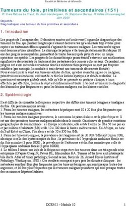 Tumeurs du foie, primitives et secondaires (151)