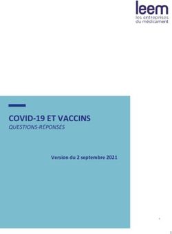 COVID-19 ET VACCINS QUESTIONS-R&Eacute;PONSES - Version du 2 septembre 2021 - Leem