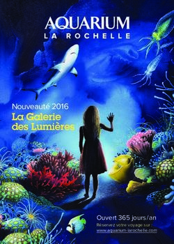 La Galerie des Lumières - Nouveauté 2016 - Ouvert 365 jours/an - Aquarium La ...