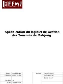 Spécification du logiciel de Gestion des Tournois de Mahjong - Auteur: Lionel Legaie Création: 23 avr. 2009