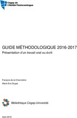 GUIDE MÉTHODOLOGIQUE 2016-2017 - Présentation d'un travail oral ou écrit - Bibliothèque Cégep-Université