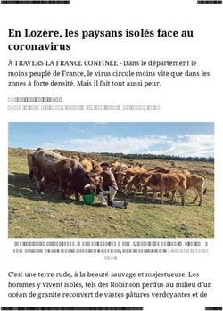 En Loz&egrave;re, les paysans isol&eacute;s face au coronavirus - Pierre ...