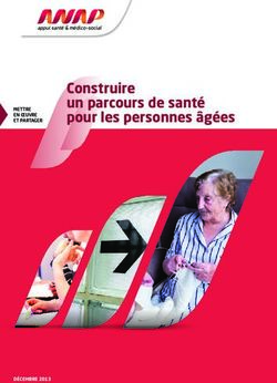 Construire un parcours de santé pour les personnes âgées - DÉCEMBRE 2013 METTRE EN ŒUVRE ET PARTAGER