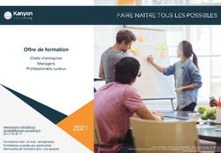 Offre de formation - Kanyon Consulting