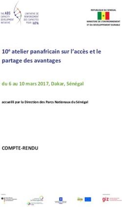 10e atelier panafricain sur l'accès et le partage des avantages - du 6 au 10 mars 2017, Dakar, Sénégal COMPTE-RENDU