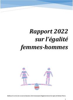 Rapport 2022 sur l'&eacute;galit&eacute; femmes-hommes - CARCT