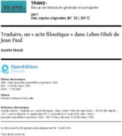 Traduire, un " acte filoutique " dans Leben Fibels de Jean Paul - OpenEdition Journals