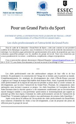 Pour un Grand Paris du Sport