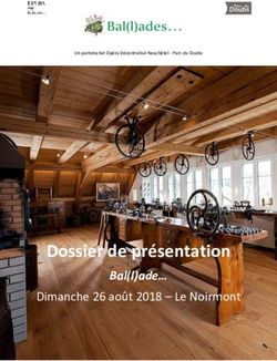 Dossier de pr&eacute;sentation - Bal(l)ade Dimanche 26 ao&ucirc;t 2018 - Le Noirmont - Georges Wenger