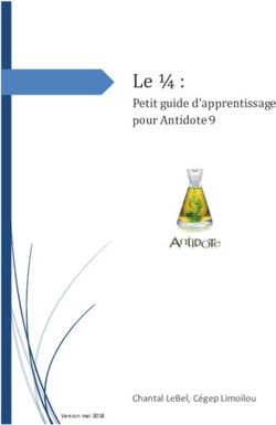 PETIT GUIDE D'APPRENTISSAGE POUR ANTIDOTE 9 - CHANTAL LEBEL, CÉGEP ...