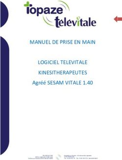 MANUEL DE PRISE EN MAIN LOGICIEL TELEVITALE KINESITHERAPEUTES