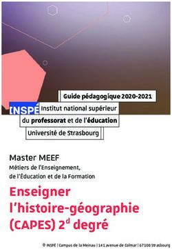 Enseigner L'histoire-géographie (CAPES) 2d Degré - Master MEEF Métiers ...