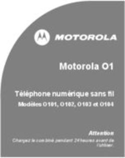 Motorola O1 Téléphone numérique sans fil - Modèles O101, O102, O103 et O104