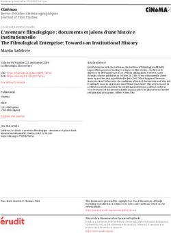 L'aventure filmologique : documents et jalons d'une histoire institutionnelle The Filmological Enterprise: Towards an Institutional History