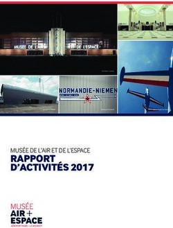 RAPPORT D'ACTIVITÉS 2017 - MUSÉE DE L'AIR ET DE L'ESPACE - Musée de l'Air et de l'Espace