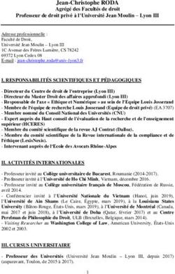 Jean-Christophe RODA Agrégé des Facultés de droit - Portail Universitaire du droit