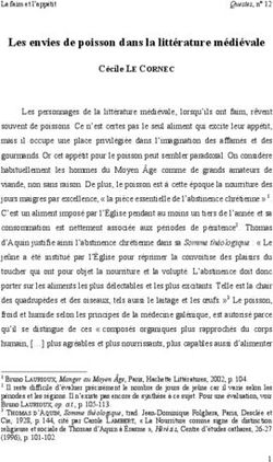Les envies de poisson dans la litt&eacute;rature m&eacute;di&eacute;vale
