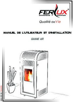 GAMME AIR Qualité deVie - MANUEL DE L'UTILISATEUR ET D'INSTALLATION - Ferlux