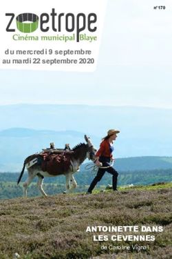 Du mercredi 9 septembre au mardi 22 septembre 2020 - ANTOINETTE DANS LES CEVENNES