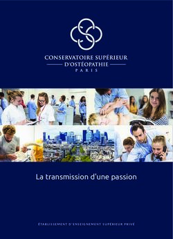 La transmission d'une passion - ÉTABLISSEMENT D'ENSEIGNEMENT SUPÉRIEUR PRIVÉ - Conservatoire Supérieur d ...