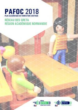 PAFOC 2018 RÉSEAU DES GRETA RÉGION ACADÉMIQUE NORMANDIE - PLAN ACADÉMIQUE DE FORMATION CONTINUE