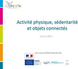 Activité physique, sédentarité et objets connectés - 15 juin 2017 - Onaps