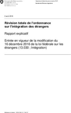 Révision totale de l'ordonnance sur l'intégration des étrangers - Admin.ch