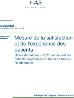 Mesure De La Satisfaction Et De L Exp Rience Des Patients R Sultats Nationaux Concernant