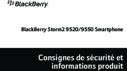 Consignes de sécurité et informations produit - BlackBerry Storm2 9520/9550 Smartphone
