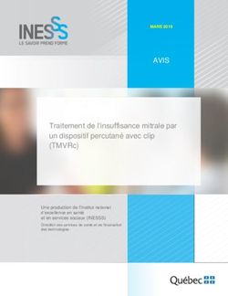 AVIS Traitement de l'insuffisance mitrale par un dispositif percutané avec clip (TMVRc) - inesss