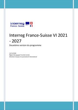 Interreg France-Suisse VI 2021 2027 - Deuxième version du programme