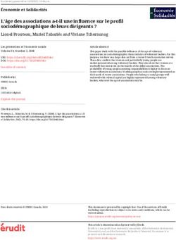 L'&acirc;ge des associations a-t-il une influence sur le profil sociod&eacute;mographique de leurs dirigeants ? - &Eacute;rudit