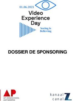 DOSSIER DE SPONSORING - Video Experience Day