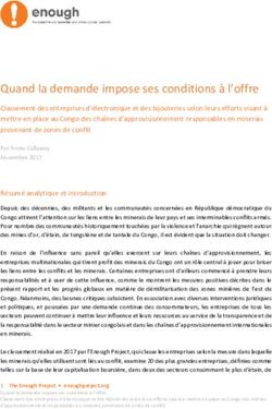 Quand la demande impose ses conditions à l'offre - The ...