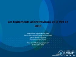 Les traitements antir&eacute;troviraux et le VIH en 2016 - Lucie Dufour, infirmi&egrave;re clinicienne Centre d'immunod&eacute;ficience de l'Outaouais Blanca Gomez ...