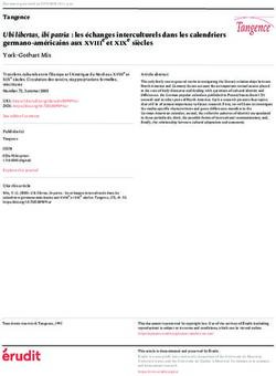 Ubi libertas, ibi patria : les &eacute;changes interculturels dans les calendriers germano-am&eacute;ricains aux xviii e et xix e si&egrave;cles - &Eacute;rudit