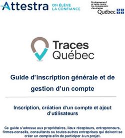 Guide d'inscription générale et de gestion d'un compte - Attestra