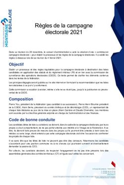 R&egrave;gles de la campagne &eacute;lectorale 2021 - FFME